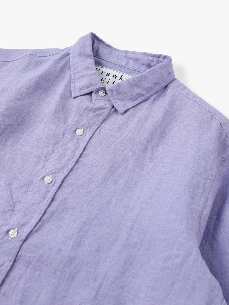 Finbar Linen Shirt（Purple） 詳細画像 purple 3