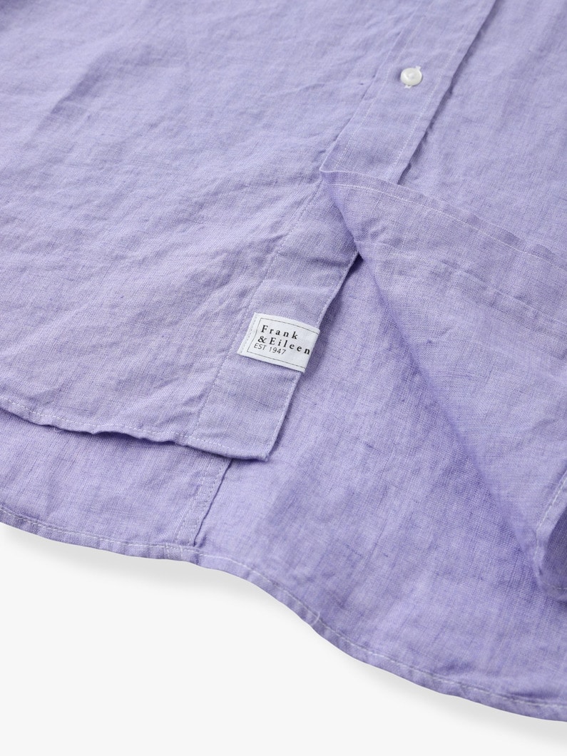 Finbar Linen Shirt（Purple） 詳細画像 purple 4