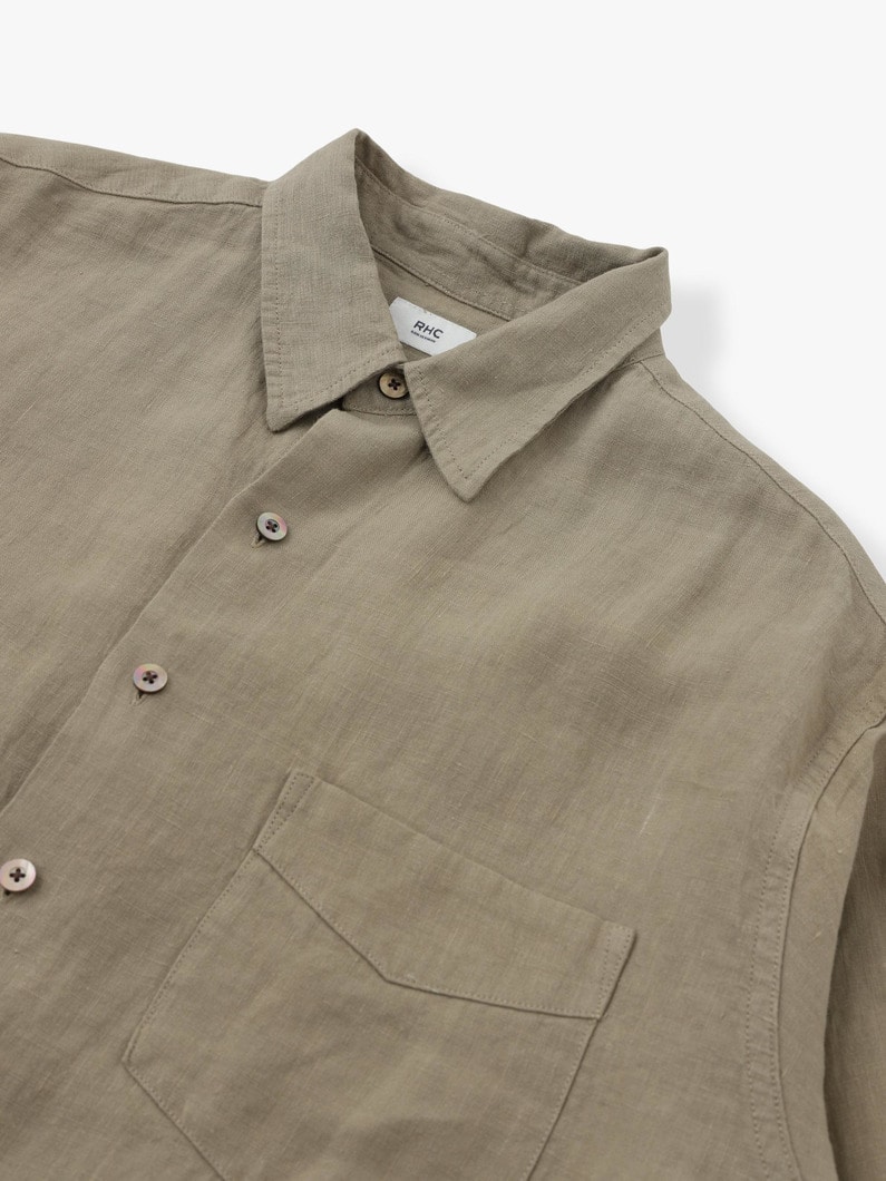 French Linen Shirt 詳細画像 beige 4