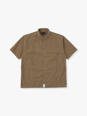 Scale Checked Fishing Shirt 詳細画像 beige