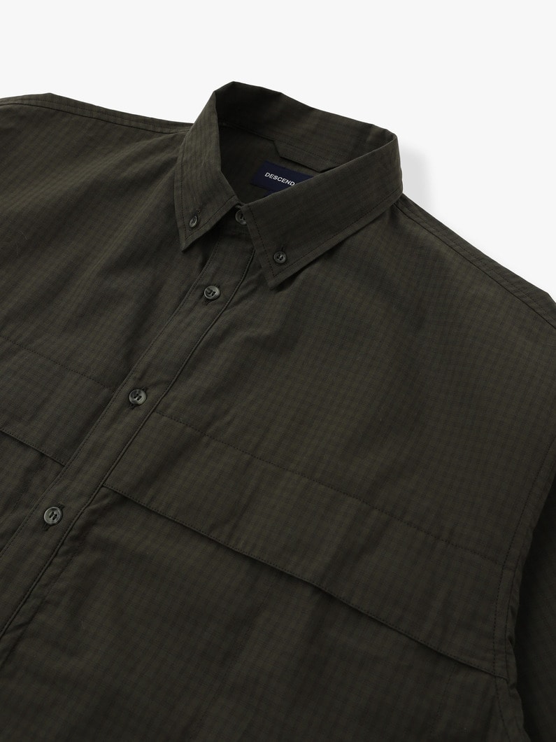 Scale Checked Fishing Shirt 詳細画像 olive 3
