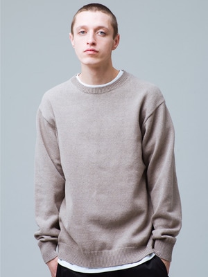 Recycled Denim Sweater 詳細画像 beige