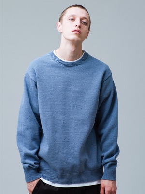 Recycled Denim Sweater 詳細画像 indigo