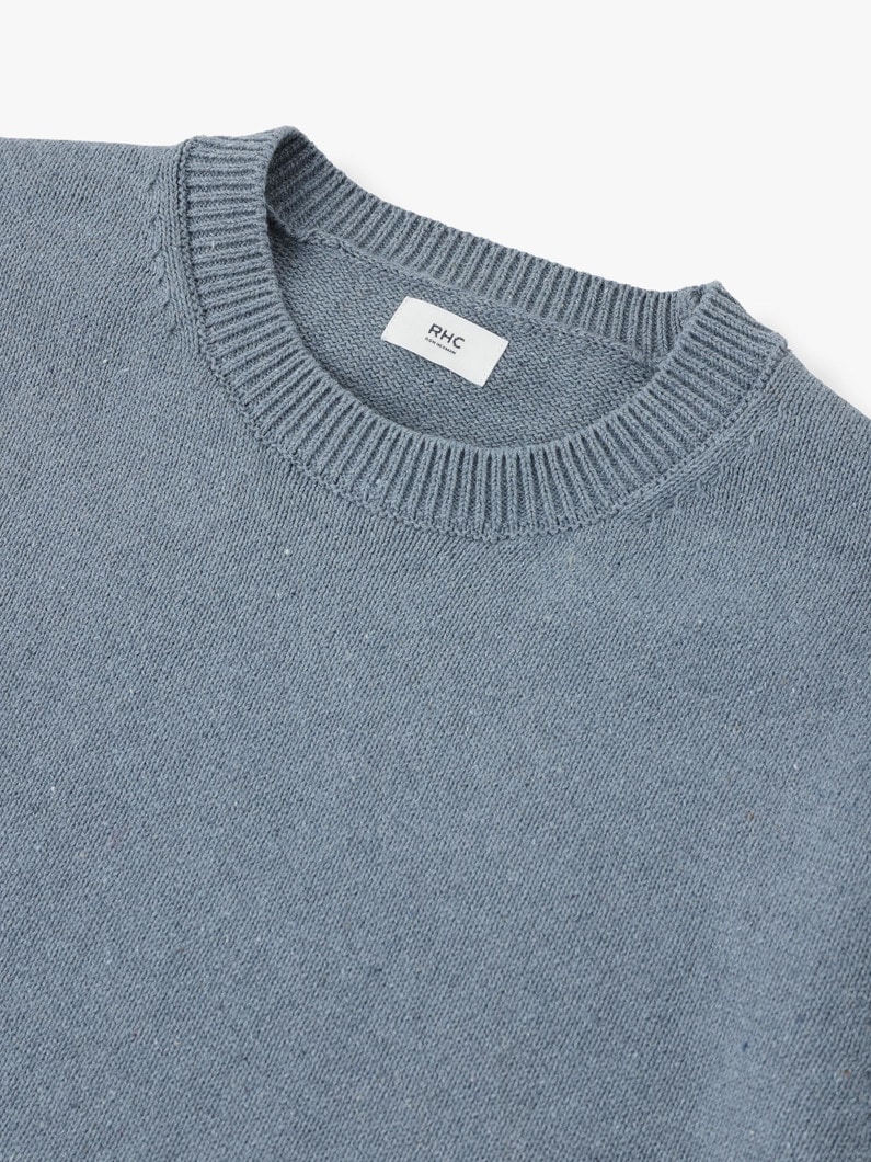 Recycled Denim Sweater 詳細画像 blue 3