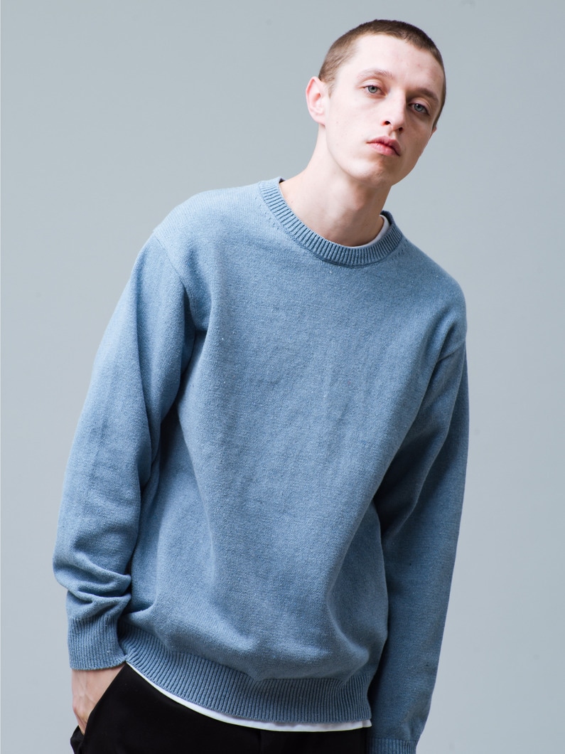 Recycled Denim Sweater 詳細画像 blue 1