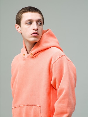 Cropped Pullover Hoodie 詳細画像 orange