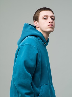 Cropped Pullover Hoodie 詳細画像 turquoise