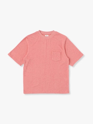 Over Sized Pile Tee 詳細画像 red