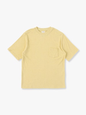 Over Sized Pile Tee 詳細画像 yellow