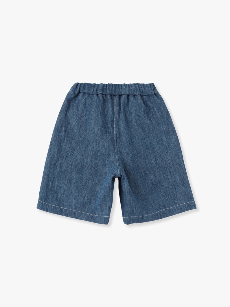 Kids Denim Shorts (3-4) 詳細画像 blue 2