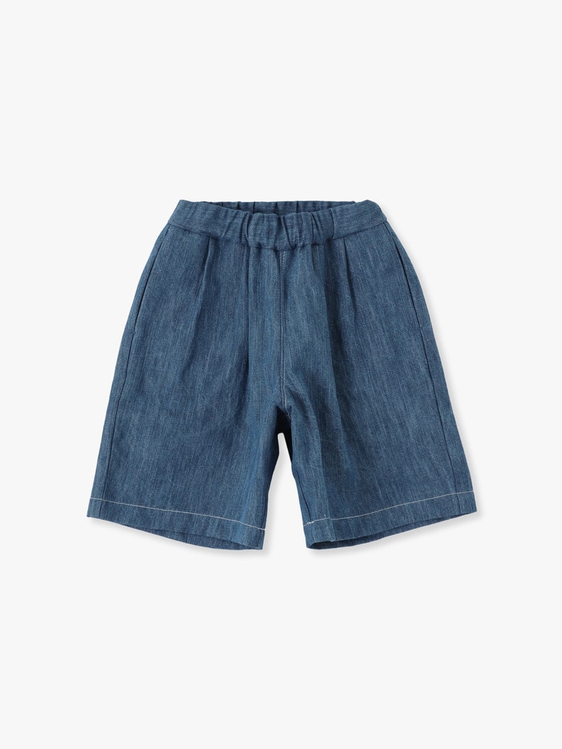 Kids Denim Shorts (3-4) 詳細画像 blue 1