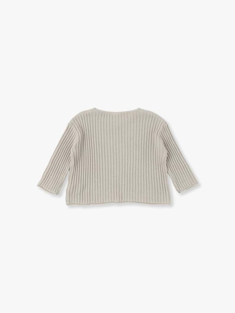 Essential Knit Jumper Pullover 詳細画像 light gray 4