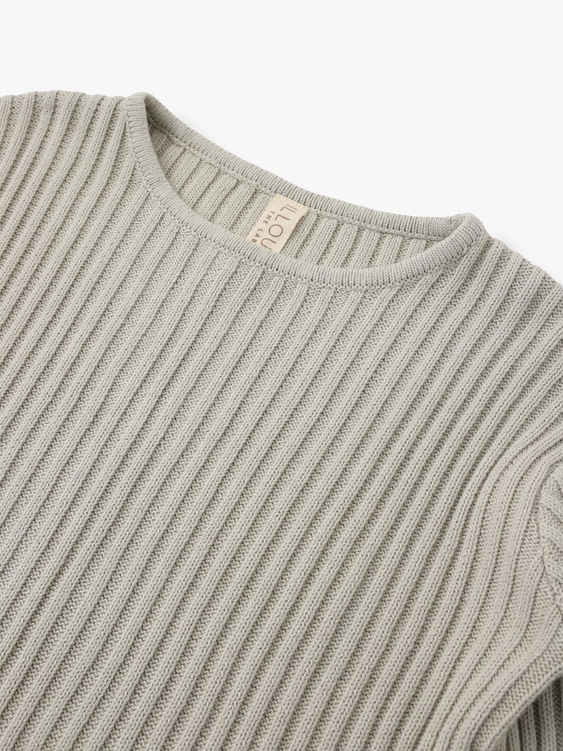 Essential Knit Jumper Pullover 詳細画像 light gray 5