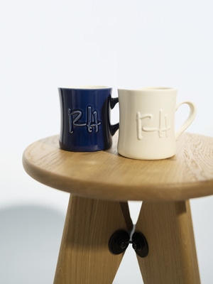 RH Emboss Logo Mug Set (navy/white) 詳細画像 other