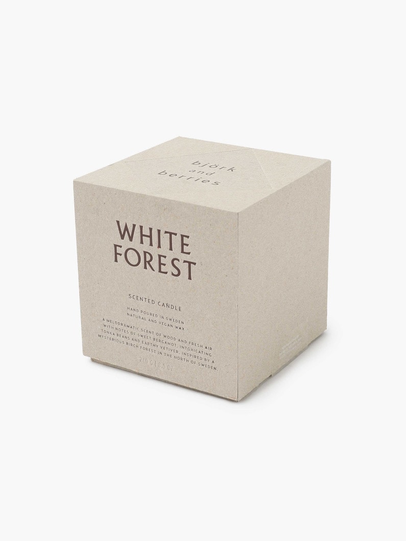 White Forest Scented Candle 詳細画像 brown 6