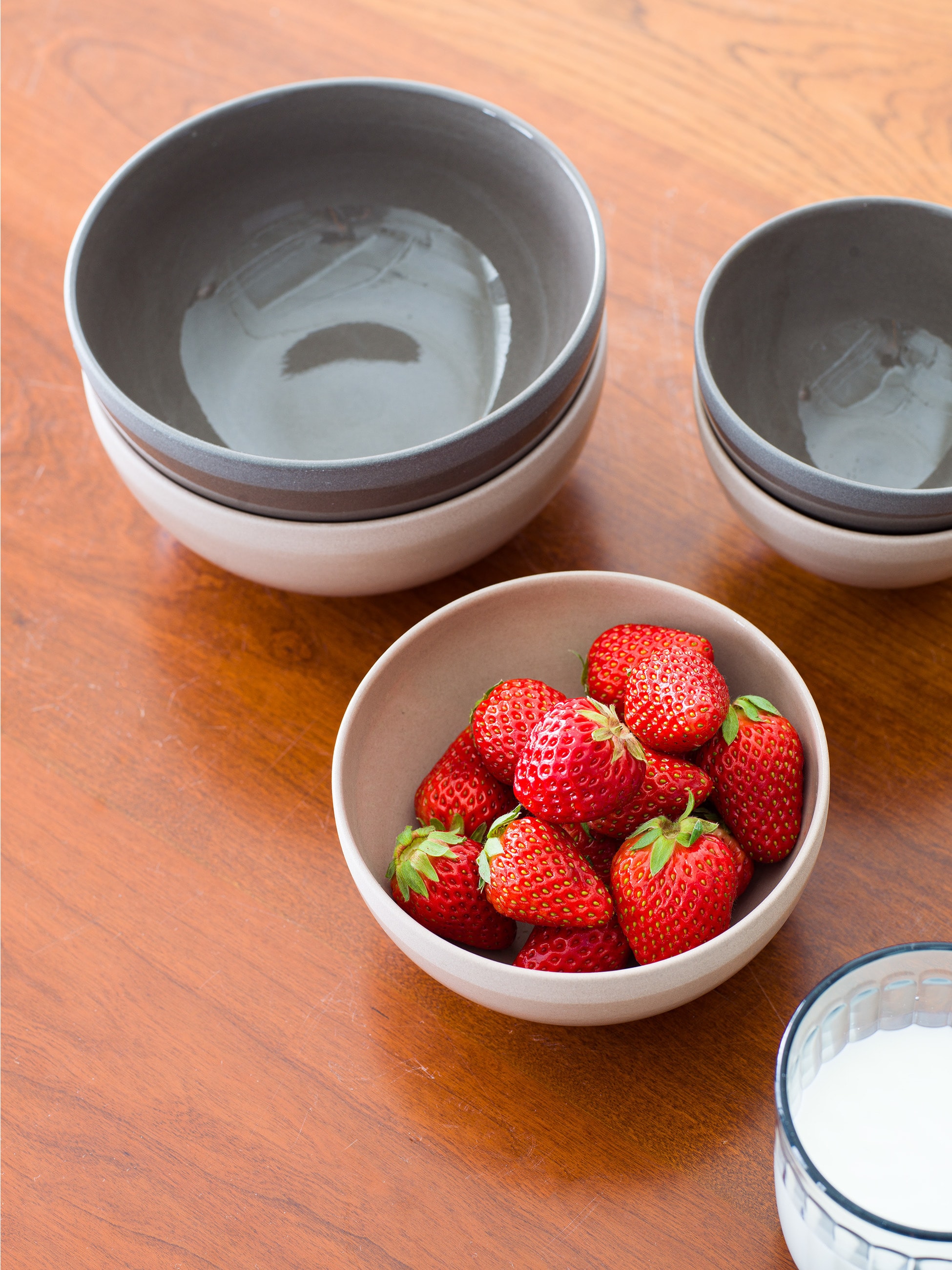 clay cereal bowls