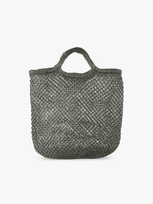 Jute Macrame Bag (Large) 詳細画像 gray