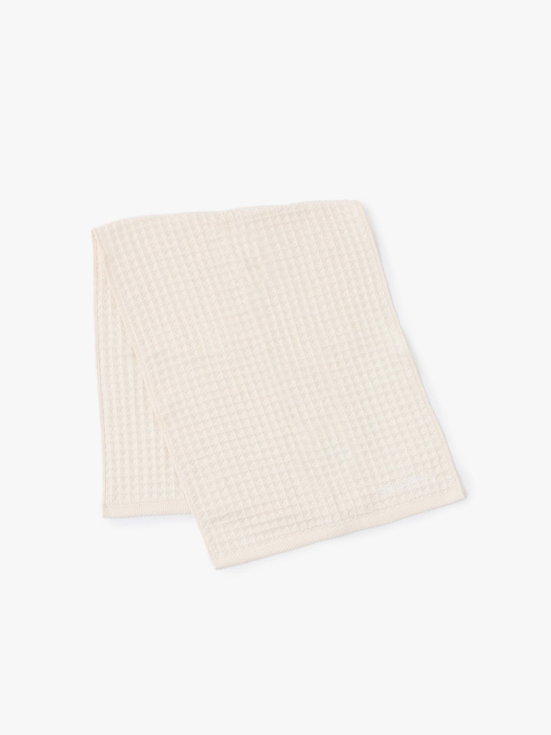 Fair Trade Waffle Face Towel 詳細画像 off white 2