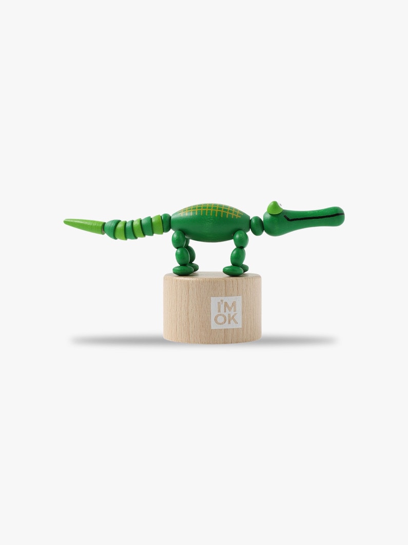Alligator Push Toy 詳細画像 green 2