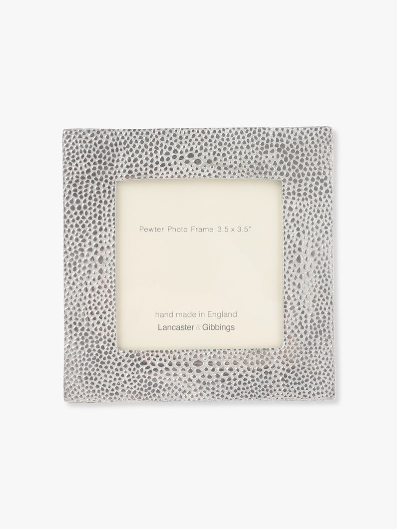 Shagreen Photo Frame（3.5×3.5 inch）｜Lancaster＆Gibbings