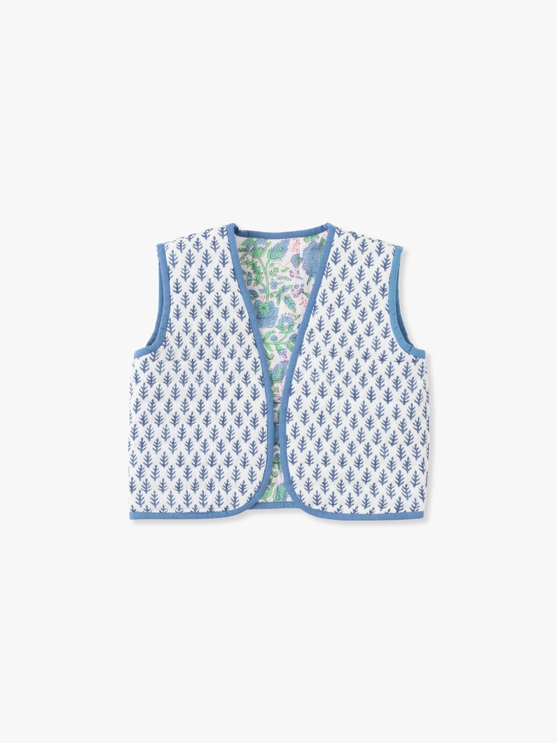 Padra Print Vest (kids) 詳細画像 blue 5