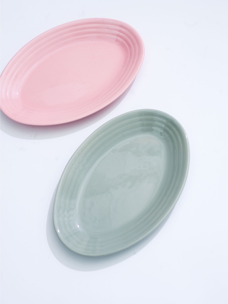 Oval Plate (Small) 詳細画像 pink 4