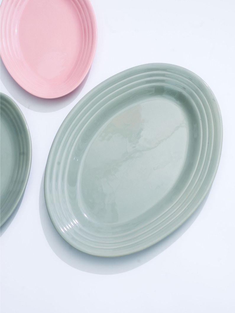 Oval Plate (Medium) 詳細画像 pink 4