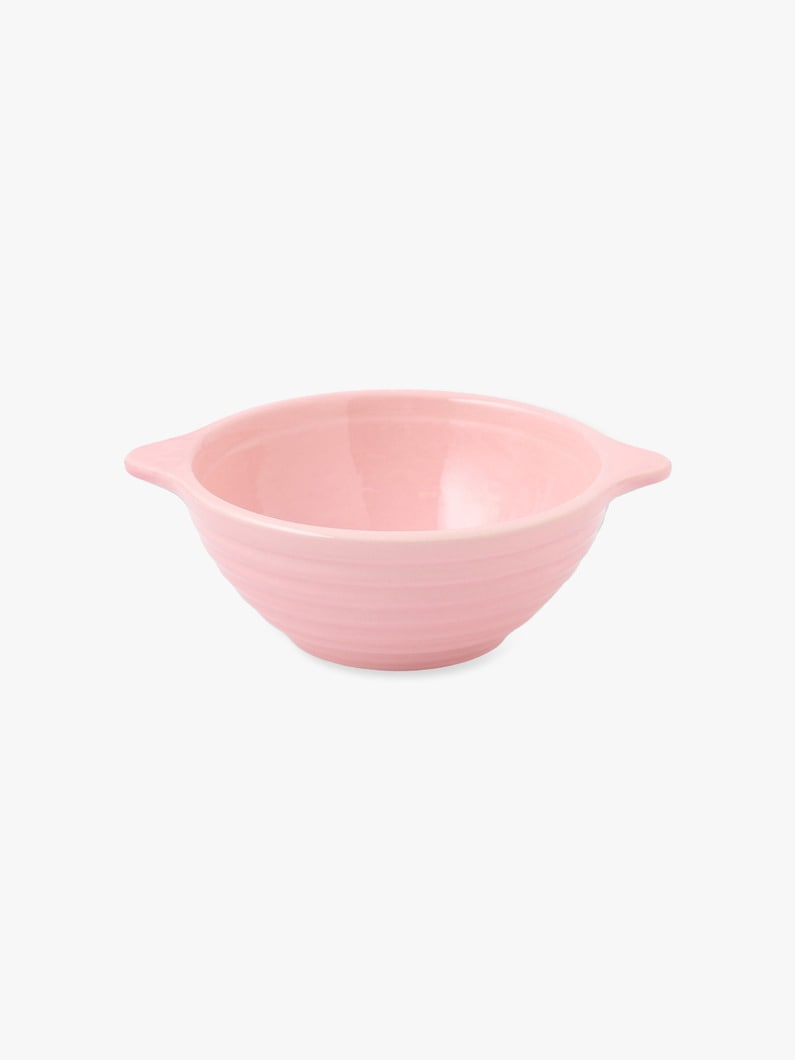 Lug Handled Soup Bowl 詳細画像 pink 1