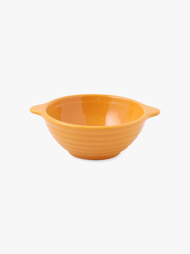 Lug Handled Soup Bowl 詳細画像 light orange