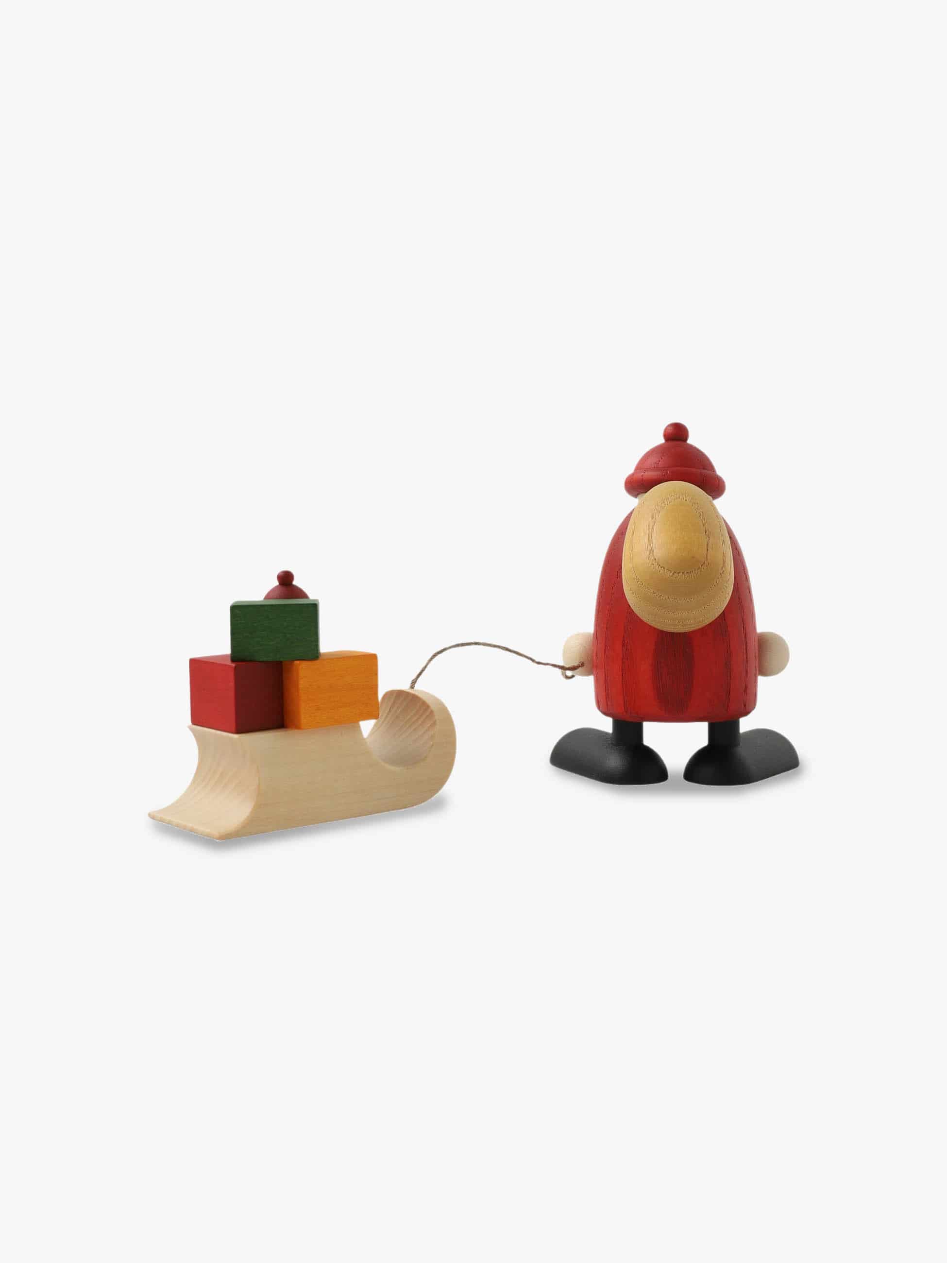 Santa Claus with Little Santa Wood Figure｜Björn Köhler(ビヨルン