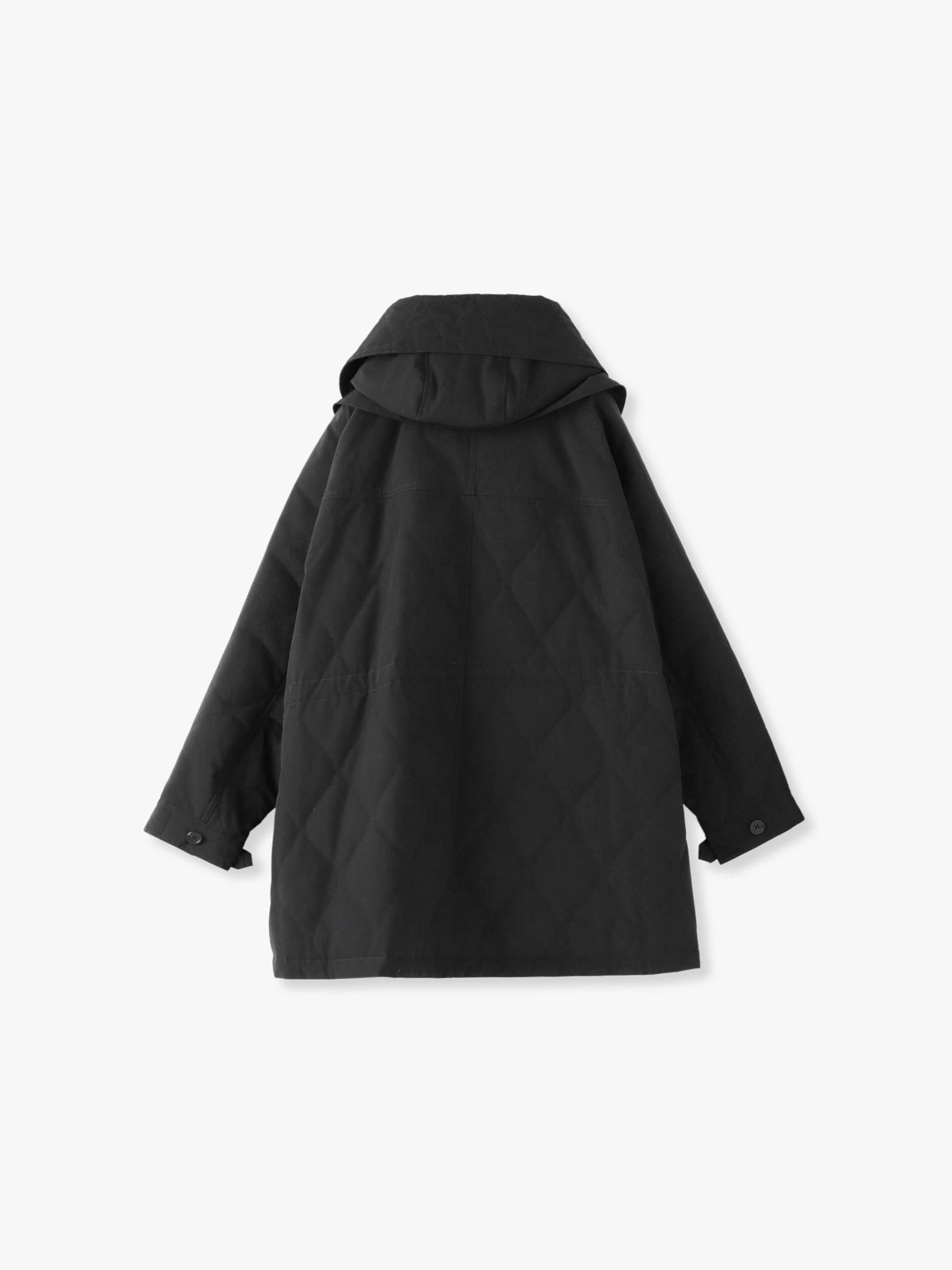 Recycle Shell Taffeta Quilting Mods Coat (black)｜VACHEMENT