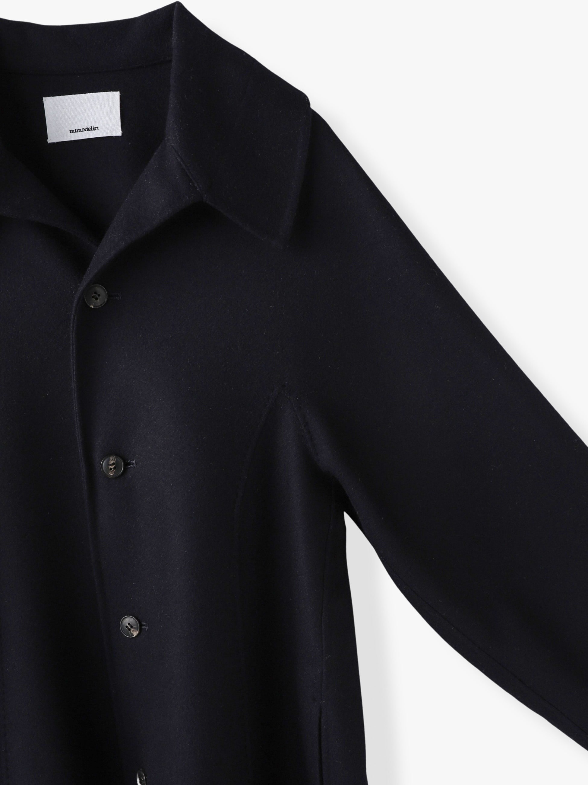 Melton Coat (navy)｜mtmodelist(エムティーモデリスト)｜Ron Herman