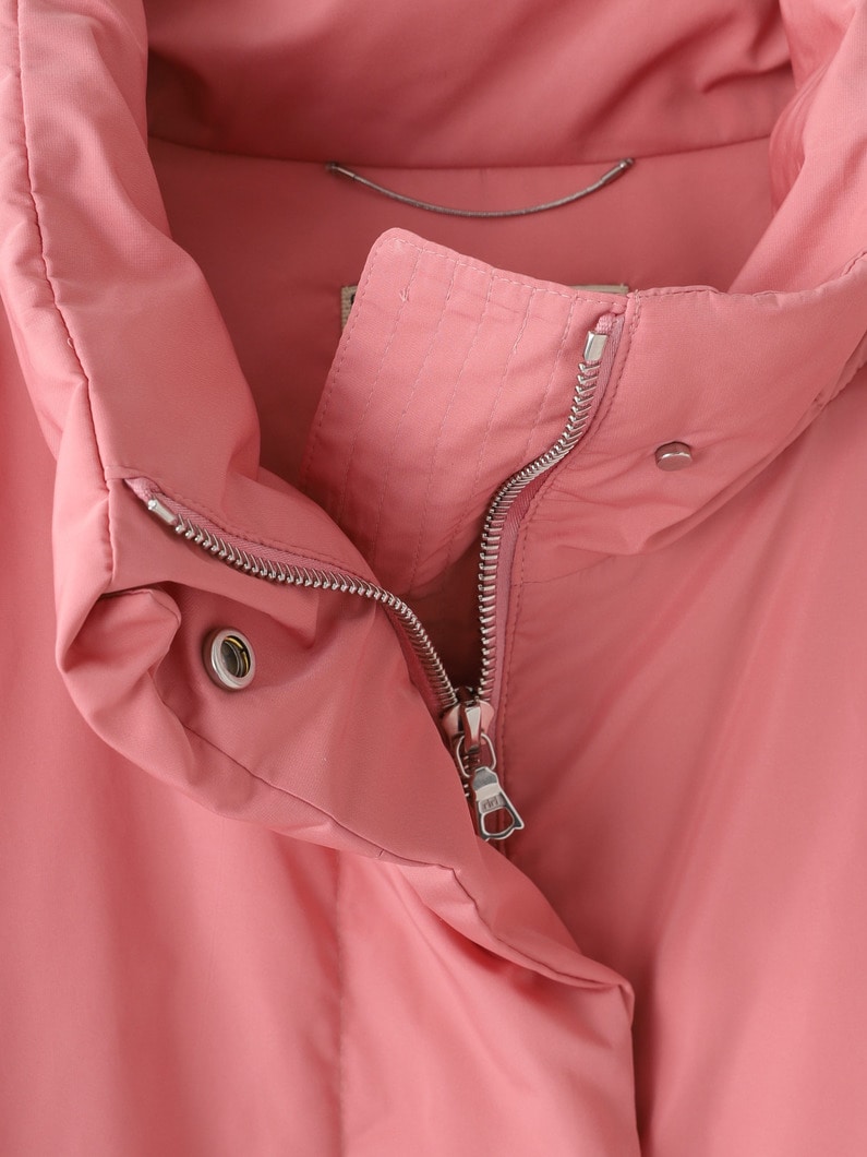 Forme Down Hooded Long Coat 詳細画像 pink 9