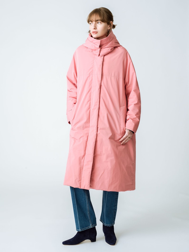 Forme Down Hooded Long Coat 詳細画像 pink 2