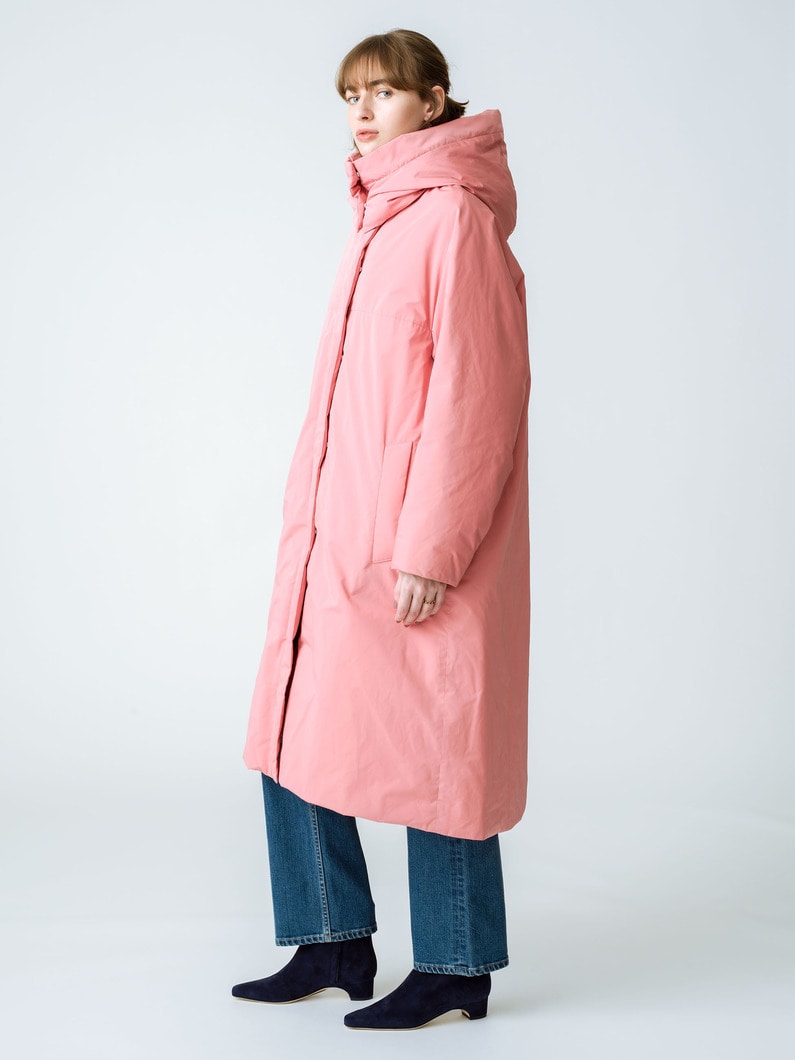 Forme Down Hooded Long Coat 詳細画像 pink 3