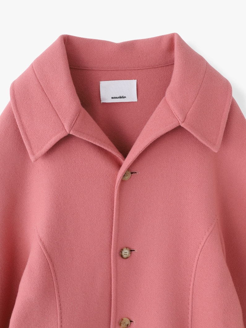 Melton Coat (pink) 詳細画像 pink 4