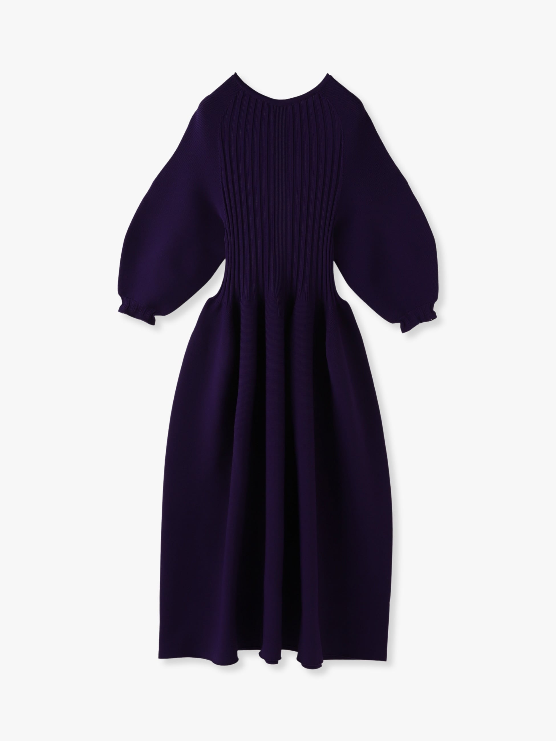 Pottery Long Puff Sleeve Dress (purple)｜CFCL(シーエフシーエル