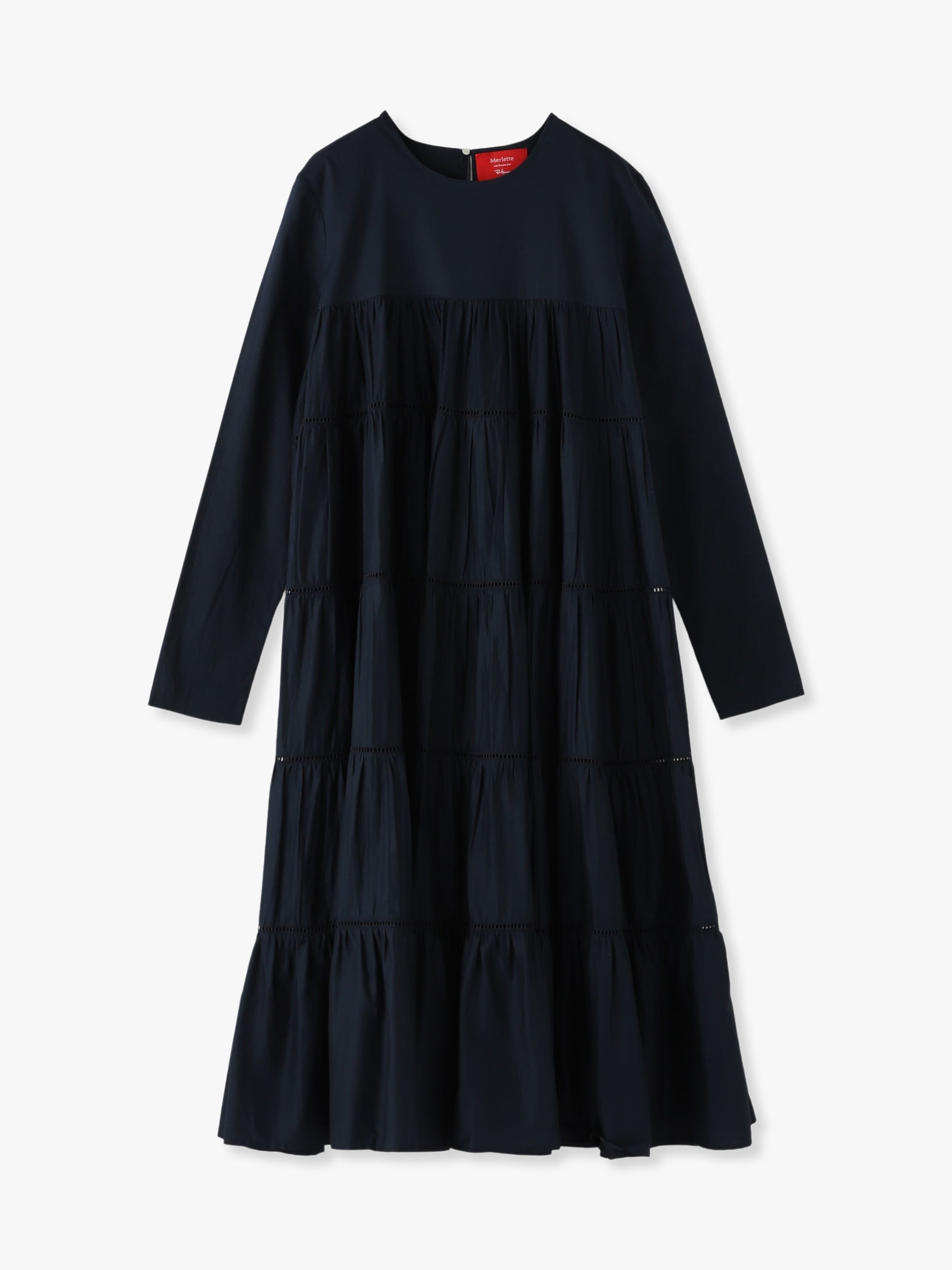 Maida Midi Dress (navy)｜Merlette(マーレット)｜Ron Herman