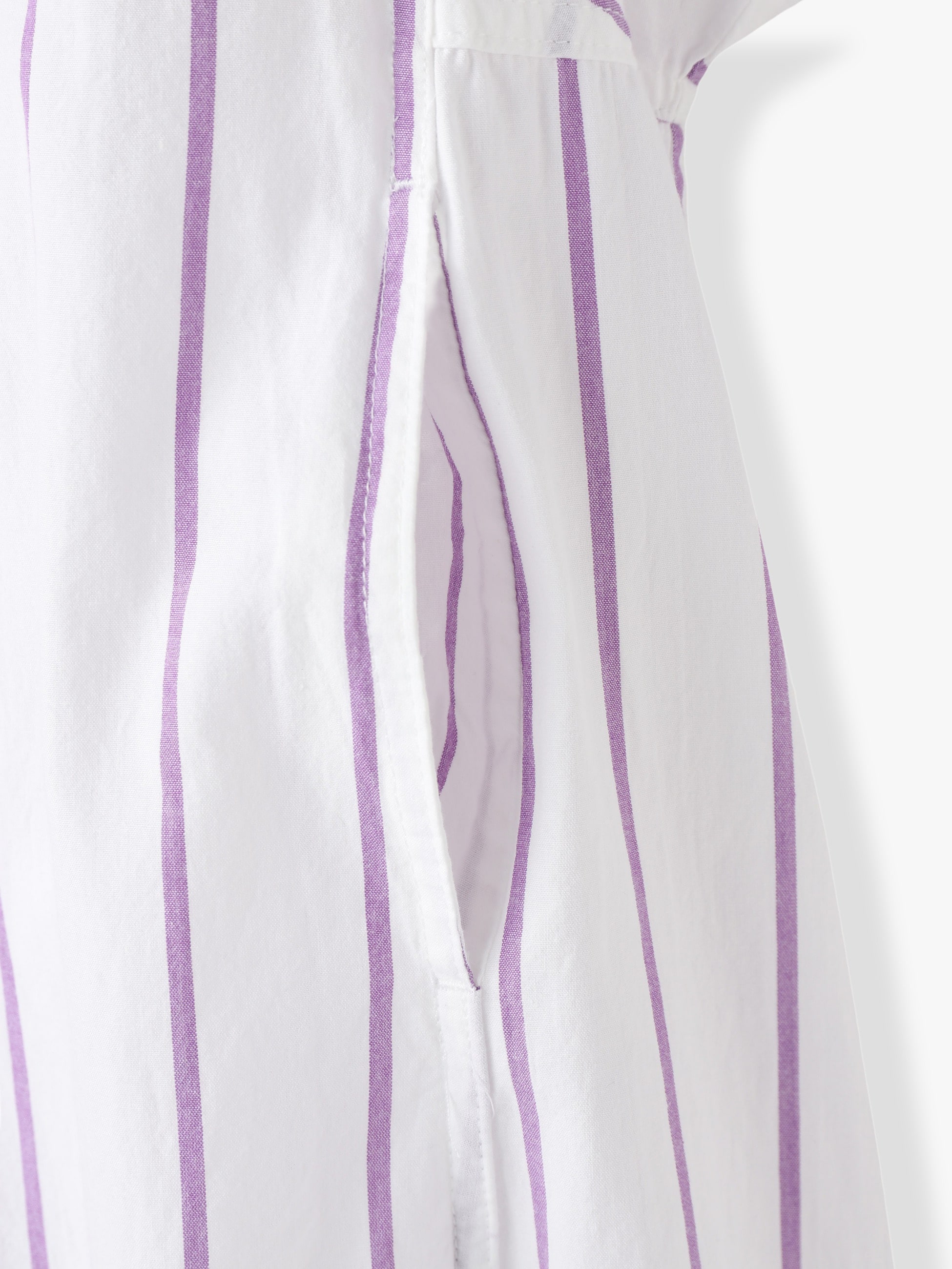 Striped Caftan Dress (purple) 詳細画像 purple 3