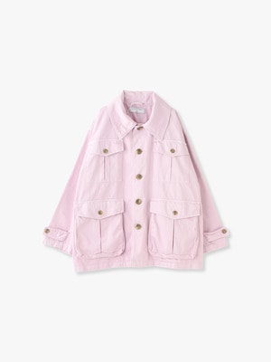 Organic Garment Dyed Jacket 詳細画像 pink