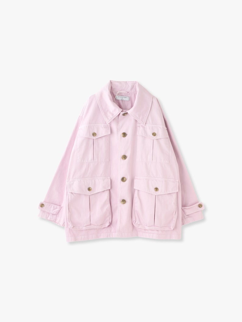 Organic Garment Dyed Jacket 詳細画像 pink 1