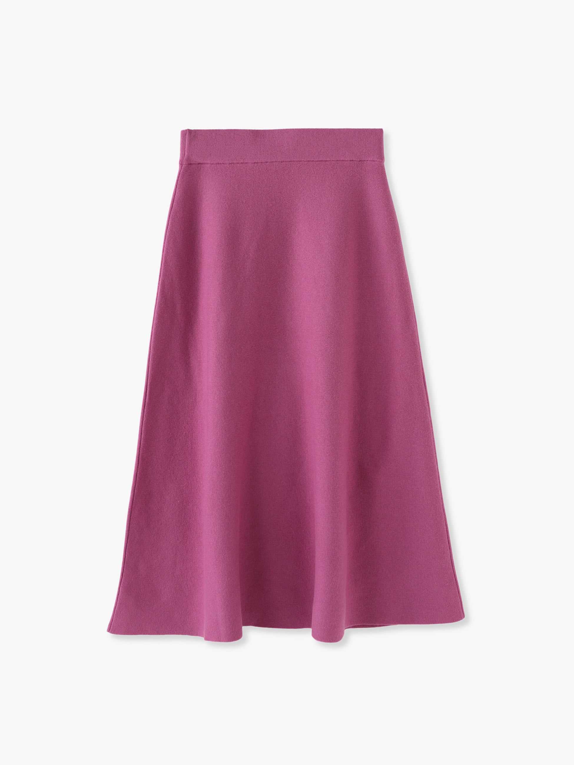 Soft Smooth Knit Skirt (navy/purple)｜ebure(エブール)｜Ron