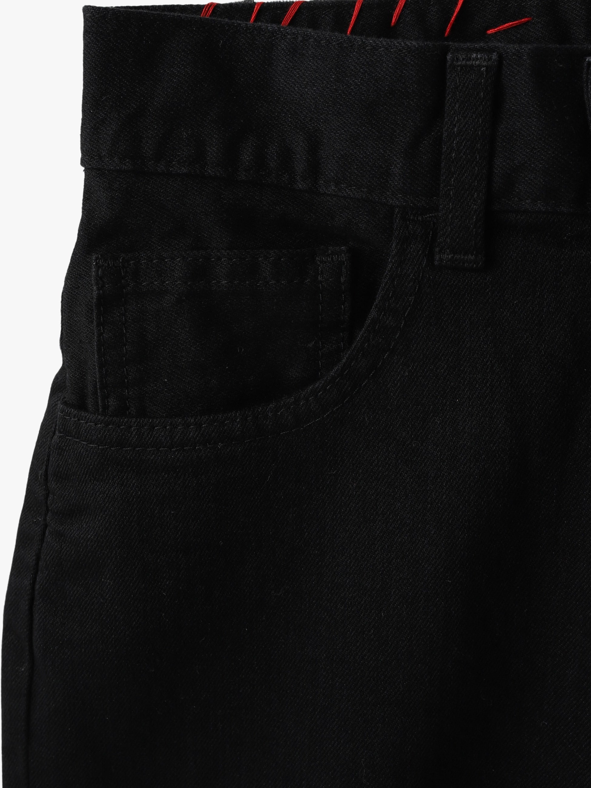 High Waist Stretch Black Denim Pants｜RH Vintage(アールエイチ
