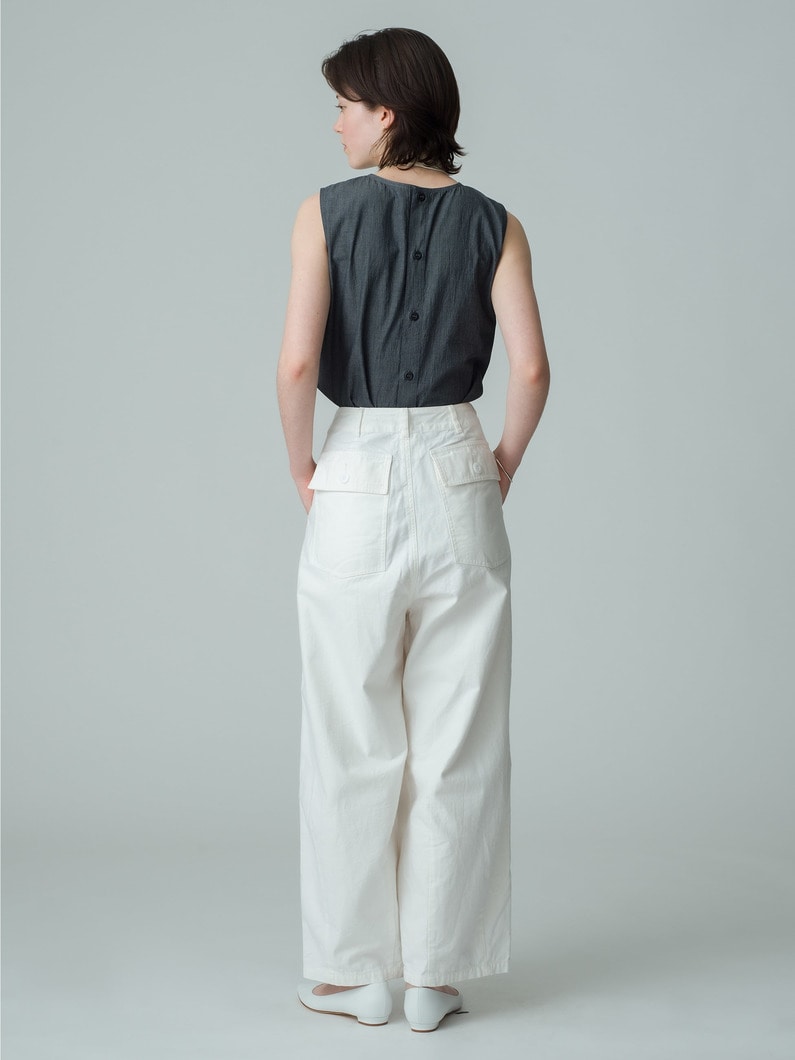 Wide Military Pants 詳細画像 white 3