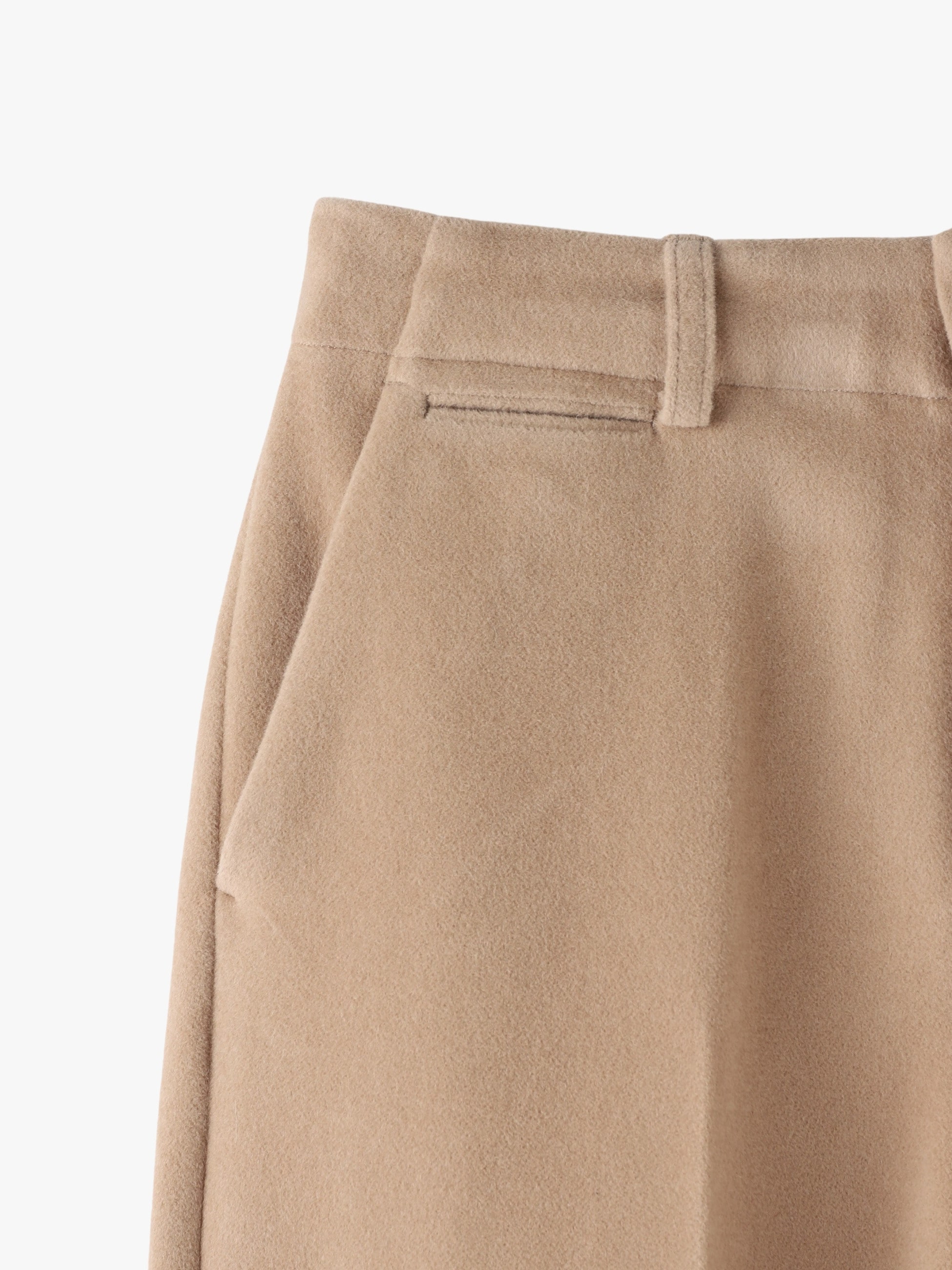 Wide Angora Wool Pants (beige)｜UNION LAUNCH(ユニオンランチ)｜Ron
