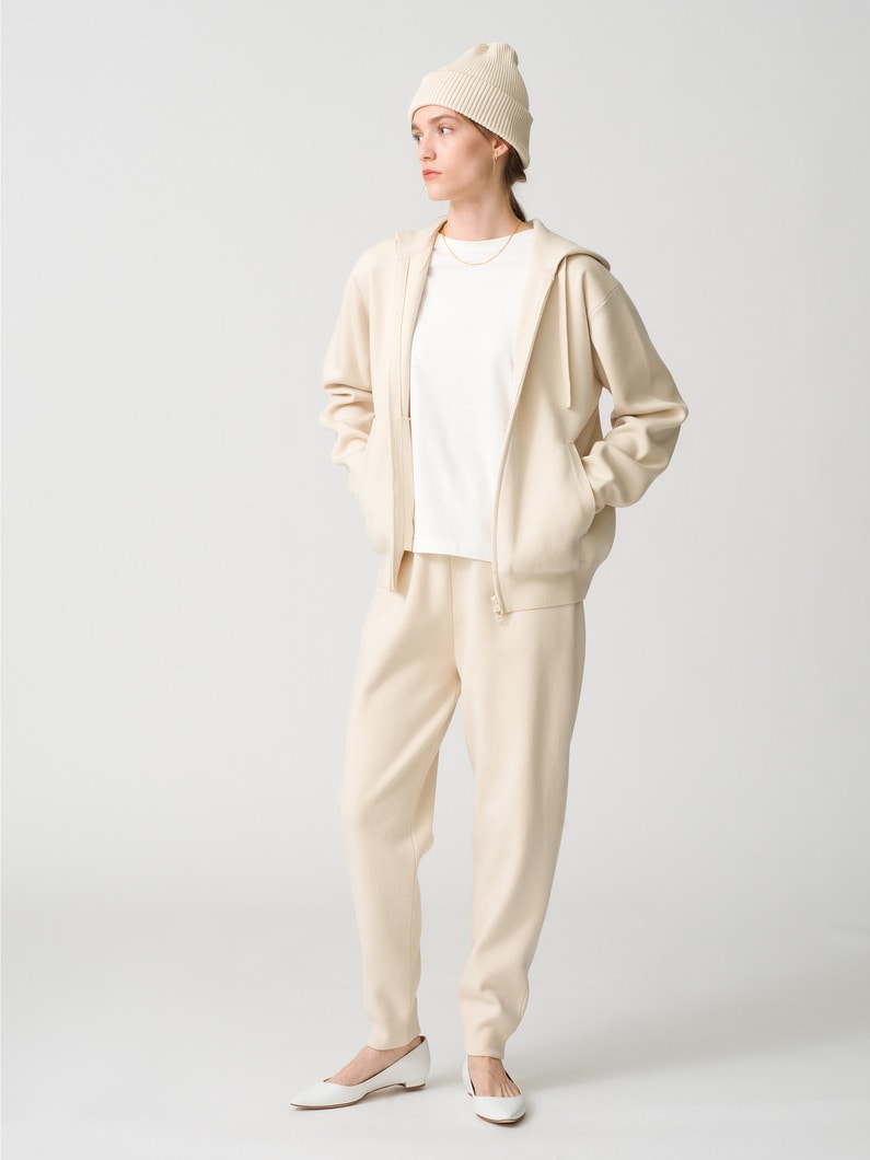 Brewed Protein Organic Cotton Knit Pants 詳細画像 ivory 3