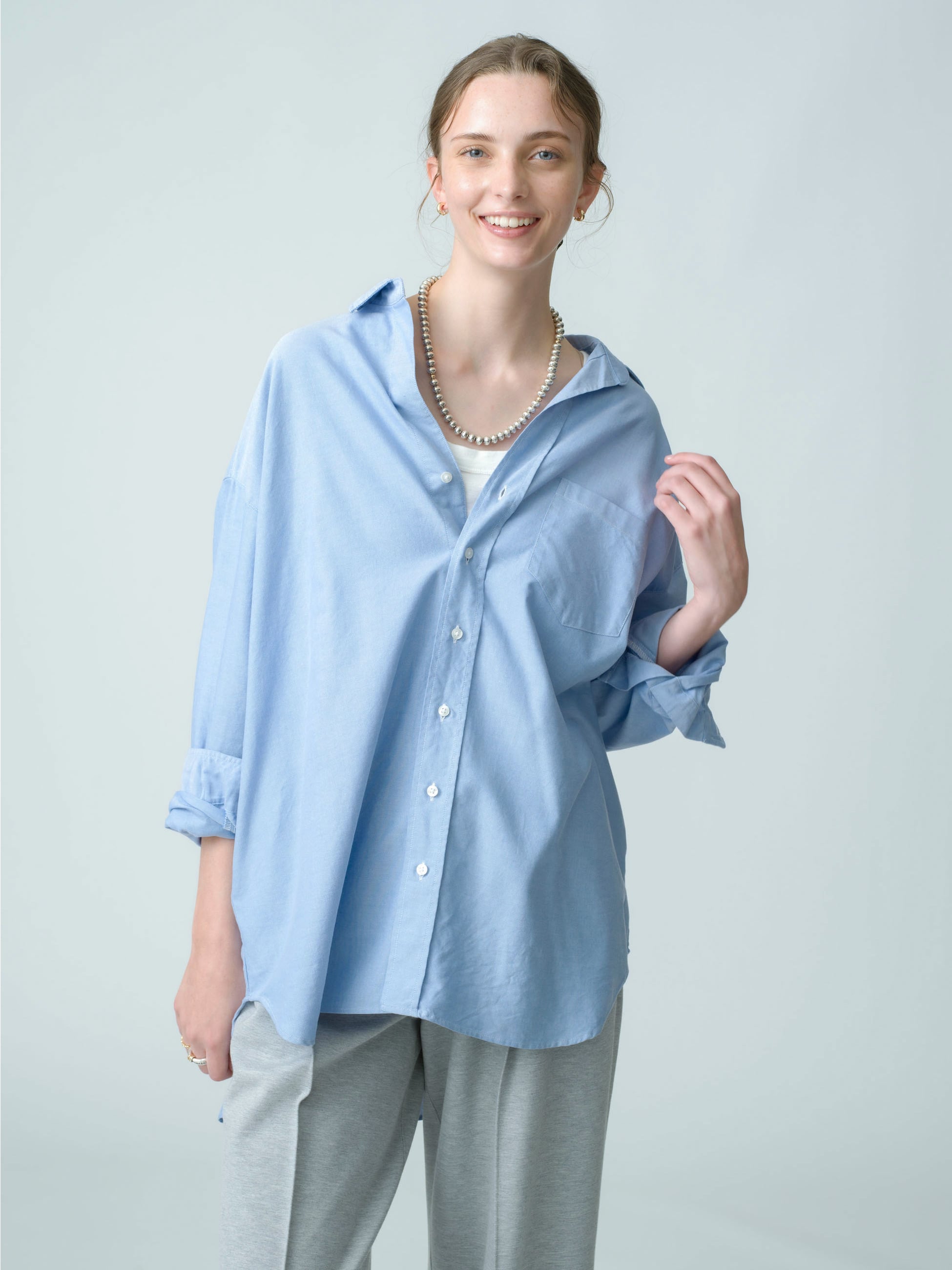 Shirley Shirt (light blue) 詳細画像 light blue 1