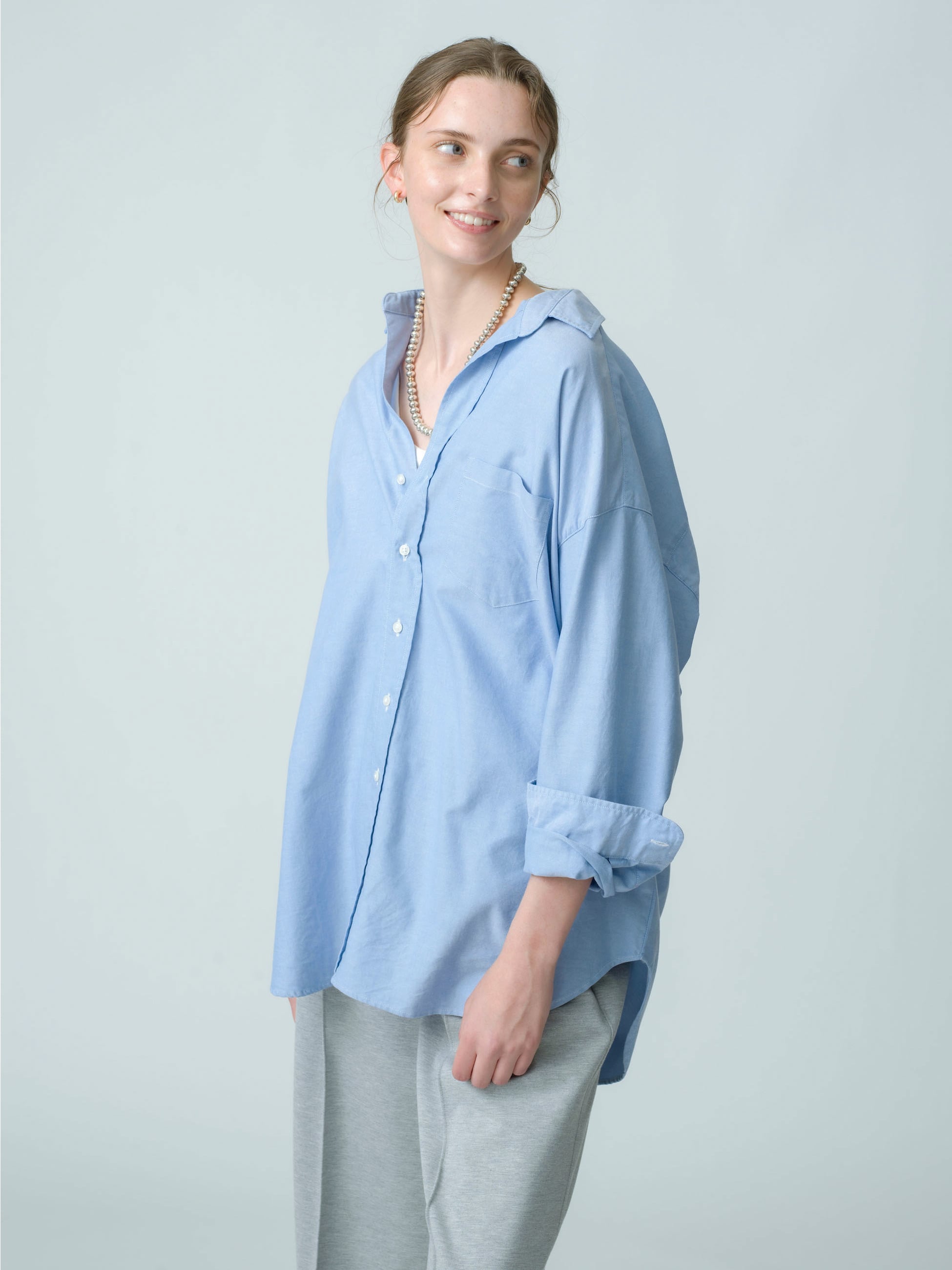 Shirley Shirt (light blue) 詳細画像 light blue 2