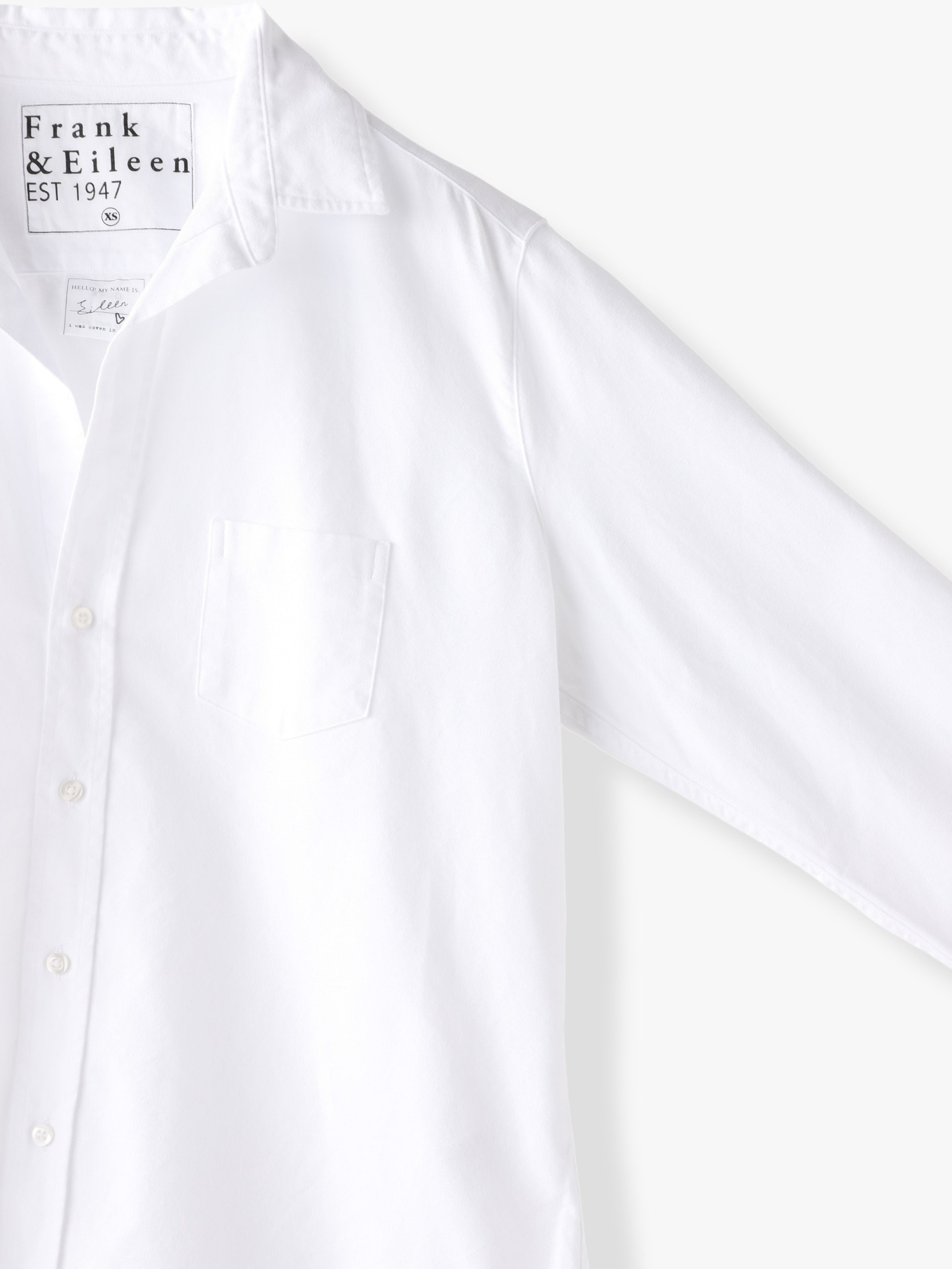 Eileen Cotton Shirt (white)｜Frank＆Eileen(フランク＆アイリーン 