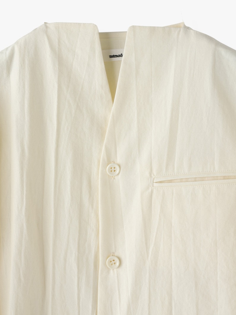 Cotton Cashmere Shirt 詳細画像 ivory 2